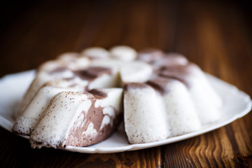 sweet milk chocolate panna cotta