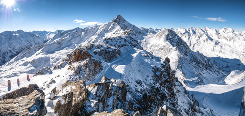 Solden Glacier panorama