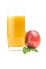 Beautiful ripe peaches isolated on a white background cutout