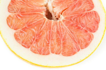 Pommelo isolated on a white background cutout