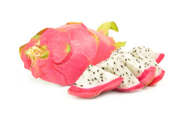 Pitaya isolated over a white background