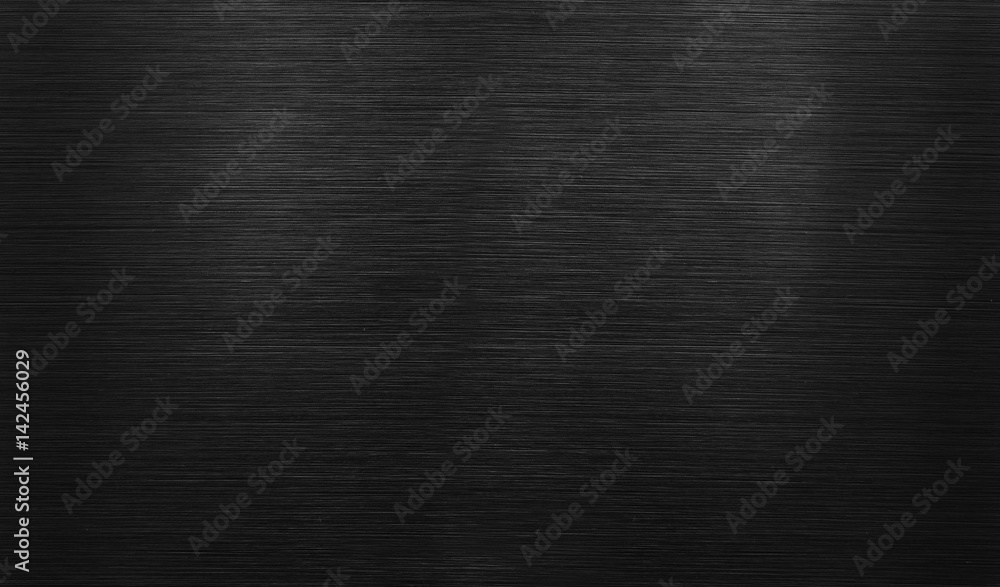 Wall mural black polished aluminum background - Wall murals