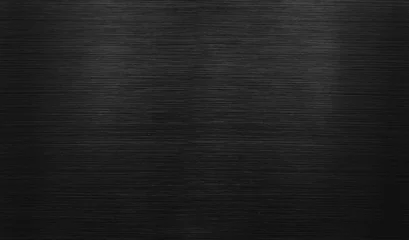 Foto op Canvas zwarte gepolijste aluminium achtergrond © spaxiax