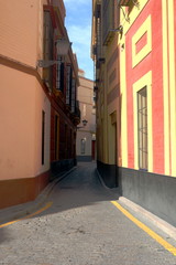 Fototapeta na wymiar The streets of Seville