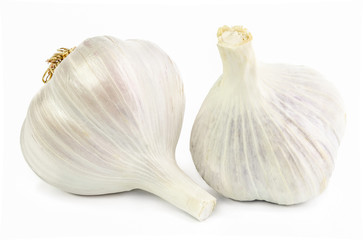 Garlic bulb isolated on white background cutout