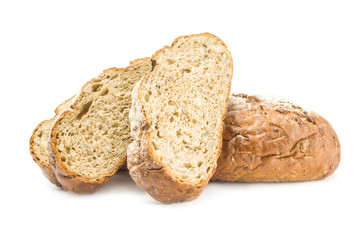 Bread product isolated on a white background cutout