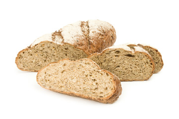 Baked goods isolated on a white background cutout