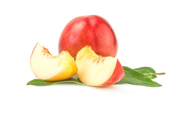 Beautiful ripe peaches