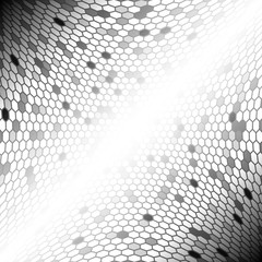 Hexagon pattern wave abstract background concept