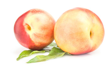 Beautiful ripe peaches