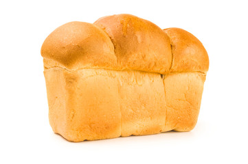 Bread product isolated on a white cutout