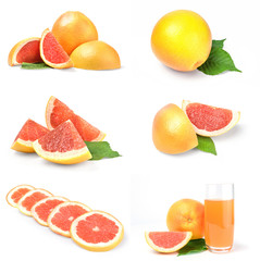 Collage of grapefruit