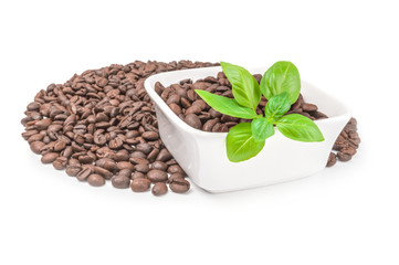 Brazilian coffee isolated on a white background cutout