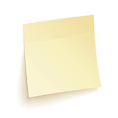 Paper Work Notes Isolated Vector. Colored Sticker Bank With Curl Corner