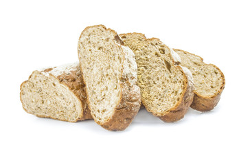Bread product isolated on a white background cutout