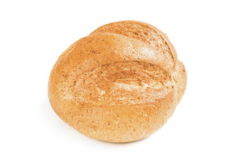Bread product isolated on a white cutout