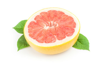 Pomelo isolated on a white background cutout