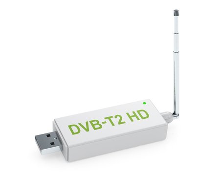 DVB-T2 HD USB-Stick - isoliert