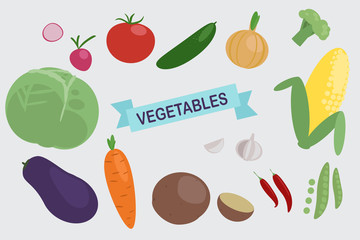 Flat vegetables pack