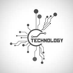 Technology background template.