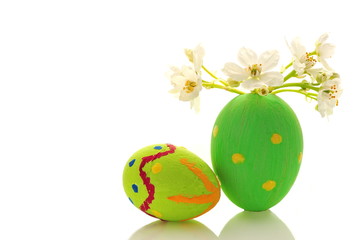 Colorful Easter eggs