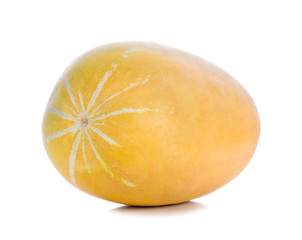 Muskmelon isolated on white background