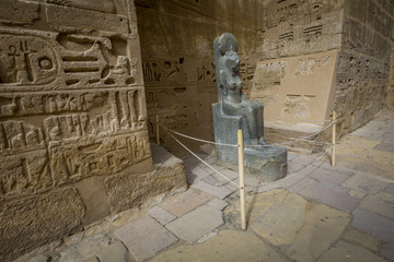 Temple of Medinet Habu, dedicated to Rameses III. - UNESCO World Heritage Site, Luxor, Egypt