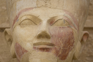 Ancient ruins of Queen Hatshepsut Temple, Luxor, Egypt