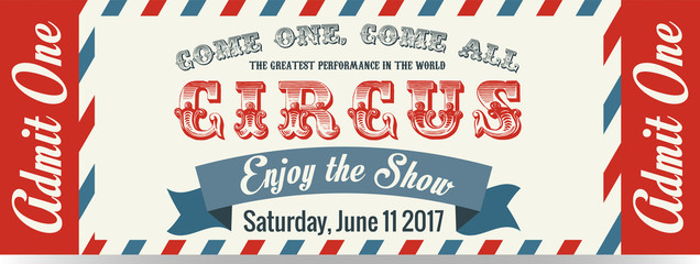 Circus ticket