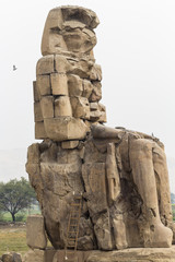 The colossi of Memnon Luxor, Egypt.