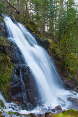 Obraz premium Grande Cascade du Tendon, Massif des Vosges, France 