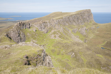 Veiw from Quiraing; Trotternish; Isle of Skye; Scotland, UK