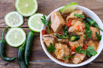 Thai fish curry