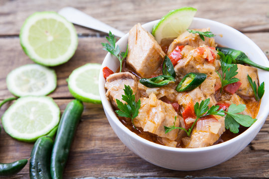 Thai fish curry