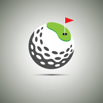 Golf Icon Logo.