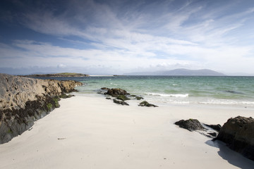 Fototapeta na wymiar Traigh Ban; White Strand of the Monks; Beach; Iona; Scotland, UK