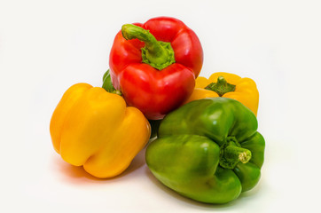 Bell pepper on a white background