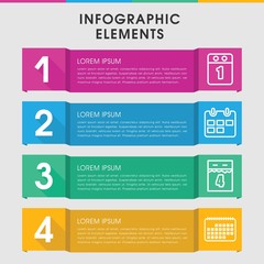 May infographic design with elements.