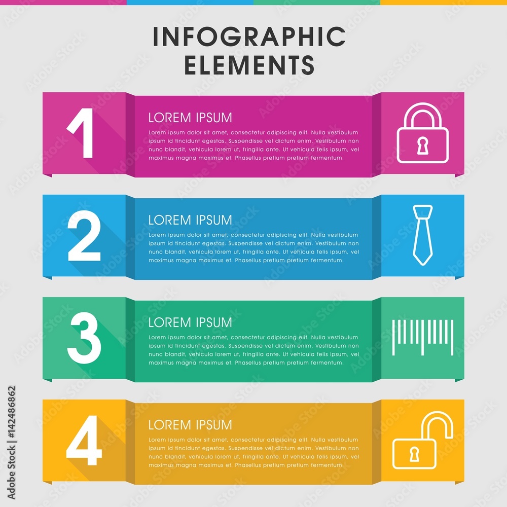 Poster Code infographic design with elements.