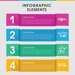 Barrow infographic design with elements.