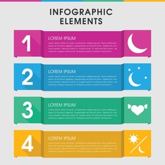 Heaven infographic design with elements.