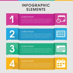 Appointment infographic design with elements.