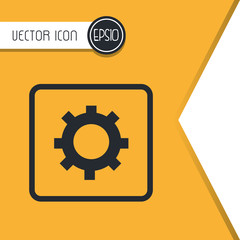 gear icon design, vector illustration eps10 graphic 
