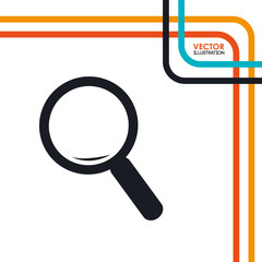 Search icon design, vector illustration eps10 graphic 