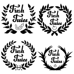 Fresh Juice hand written lettering
