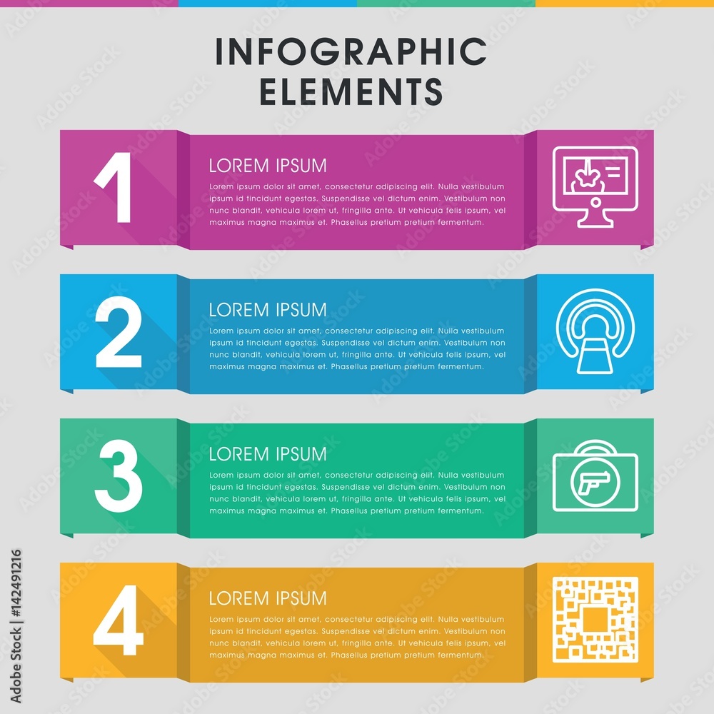 Sticker Scan infographic design with elements.