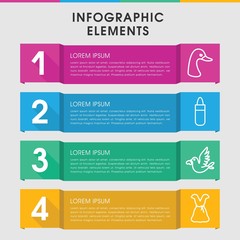 Beautiful infographic design with elements.