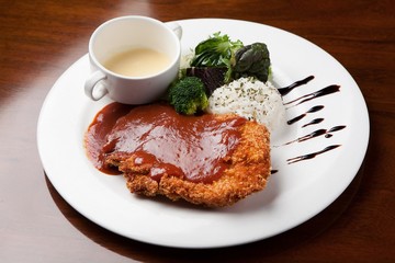 Pork cutlet . 돈까스. 포크커틀릿