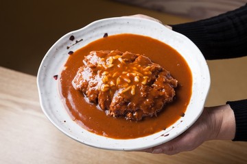 Pork cutlet of hands