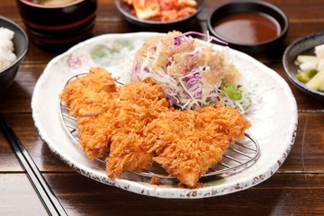  tonkatsu. Pork cutlet. 